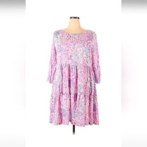 Lilly Pulitzer Floral & Paisley Patterned Dress | Size XXL - EUC